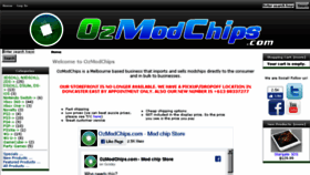 What Ozmodchips.com website looked like in 2017 (6 years ago)
