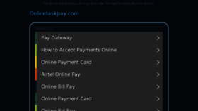 What Onlinetaskpay.com website looked like in 2017 (6 years ago)