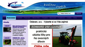 What Oslavan.cz website looked like in 2017 (6 years ago)