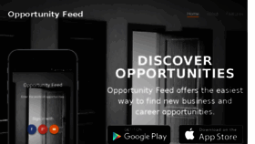 What Opportunityfeed.com website looked like in 2017 (6 years ago)