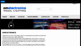 What Omelectronics.it website looked like in 2017 (7 years ago)