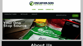 What Oscar-wilson.com website looked like in 2017 (6 years ago)