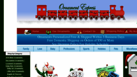 What Ornamentexpress.com website looked like in 2017 (6 years ago)