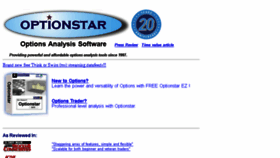 What Optionstar.com website looked like in 2017 (6 years ago)