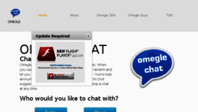 What Omeglechat.us website looked like in 2017 (6 years ago)