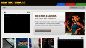 What Objetoslujosos.com website looked like in 2017 (6 years ago)