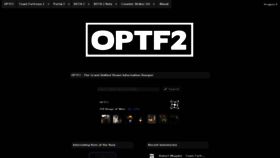 What Optf2.com website looked like in 2017 (6 years ago)