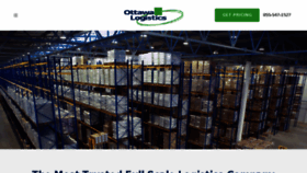 What Ottawalogistics.com website looked like in 2017 (6 years ago)