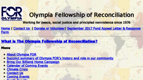 What Olympiafor.org website looked like in 2017 (6 years ago)