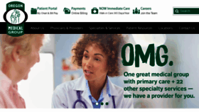 What Oregonmedicalgroup.com website looked like in 2017 (6 years ago)