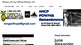 What Official-military-art.com website looked like in 2017 (6 years ago)
