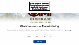 What Ohserase.com website looked like in 2017 (6 years ago)