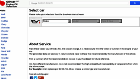 What Oilincar.com website looked like in 2017 (6 years ago)
