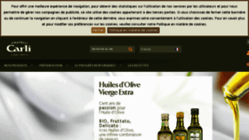What Oliocarli.fr website looked like in 2017 (6 years ago)