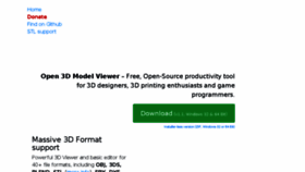 What Open3mod.com website looked like in 2017 (6 years ago)