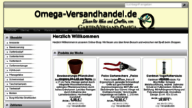 What Omega-versandhandel.de website looked like in 2017 (6 years ago)