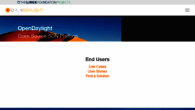 What Opendaylight.org website looked like in 2017 (6 years ago)