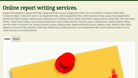 What Onlinereportwritingservices.wordpress.com website looked like in 2017 (6 years ago)