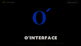 What Ointerface.com website looked like in 2017 (6 years ago)