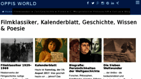 What Oppisworld.de website looked like in 2017 (6 years ago)