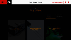 What Onyxibex.com website looked like in 2017 (6 years ago)