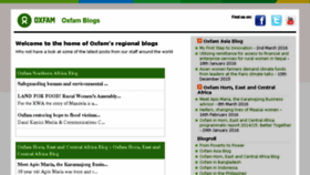 What Oxfamblogs.org website looked like in 2017 (7 years ago)