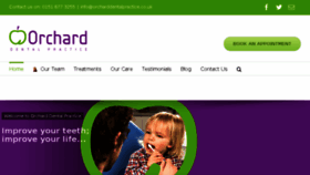 What Orcharddentalpractice.co.uk website looked like in 2017 (6 years ago)