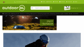 What Outdoorxl.co.uk website looked like in 2017 (6 years ago)