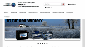 What Online-batterien.de website looked like in 2017 (6 years ago)