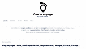 What Oselevoyage.com website looked like in 2017 (6 years ago)