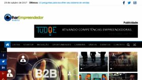 What Olharempreendedor.com.br website looked like in 2017 (6 years ago)