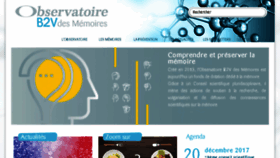 What Observatoireb2vdesmemoires.fr website looked like in 2017 (6 years ago)