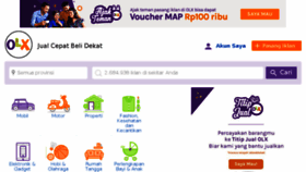 What Olx.co.id website looked like in 2017 (6 years ago)
