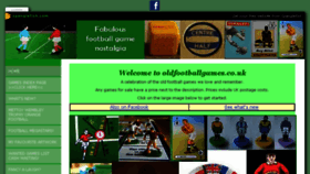 What Oldfootballgames.co.uk website looked like in 2017 (6 years ago)