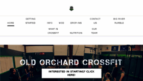 What Oldorchardcrossfit.com website looked like in 2017 (6 years ago)