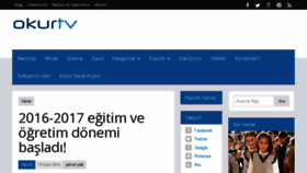 What Okurtv.com website looked like in 2017 (6 years ago)