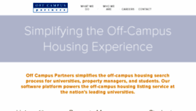 What Offcampuspartners.com website looked like in 2017 (6 years ago)