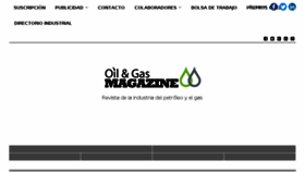 What Oilandgasmagazine.com.mx website looked like in 2017 (6 years ago)