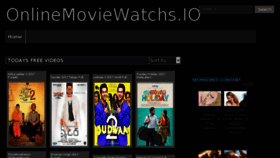 What Onlinemoviewatchs.io website looked like in 2017 (6 years ago)