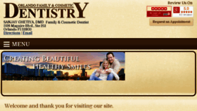 What Orlandofamilycosmeticdentistry.com website looked like in 2017 (6 years ago)
