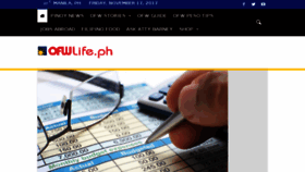 What Ofwlife.ph website looked like in 2017 (6 years ago)