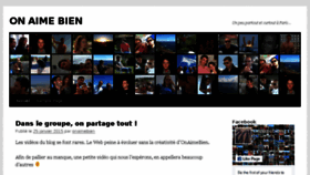 What Onaimebien.fr website looked like in 2017 (6 years ago)