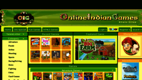 What Onlineindiangames.com website looked like in 2017 (6 years ago)