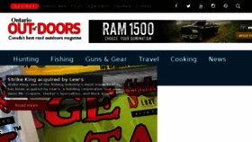 What Ontariooutofdoors.com website looked like in 2017 (6 years ago)