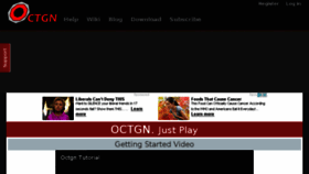 What Octgn.net website looked like in 2017 (6 years ago)
