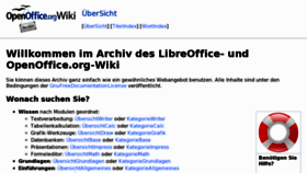 What Ooowiki.de website looked like in 2017 (6 years ago)