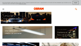 What Osram.es website looked like in 2017 (6 years ago)