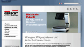 What Obrecht-waagen.ch website looked like in 2017 (6 years ago)
