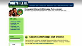 What Onlyfree.de website looked like in 2017 (7 years ago)