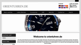 What Orientuhren.de website looked like in 2017 (6 years ago)